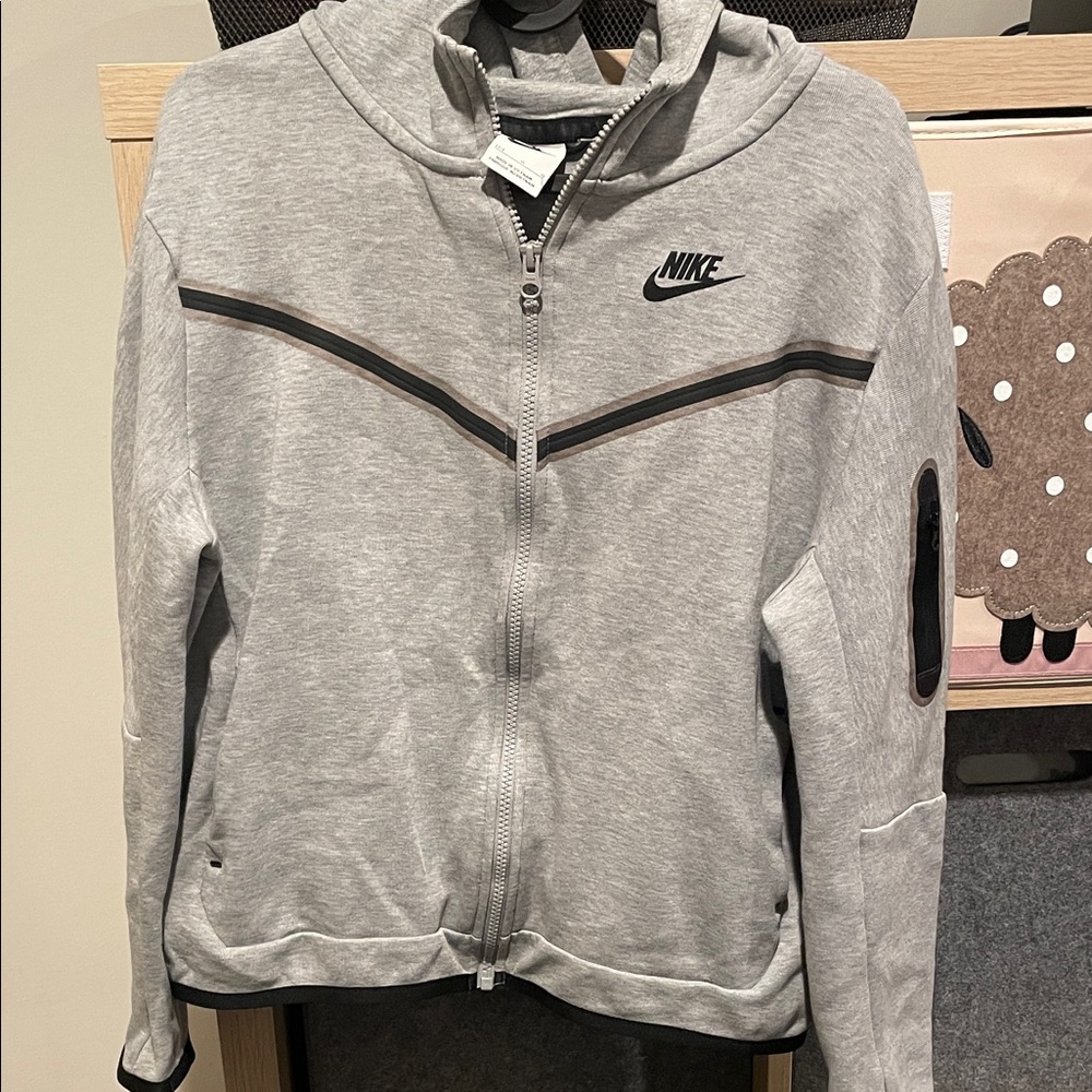 Nike Gray Full-Zip Hoodie